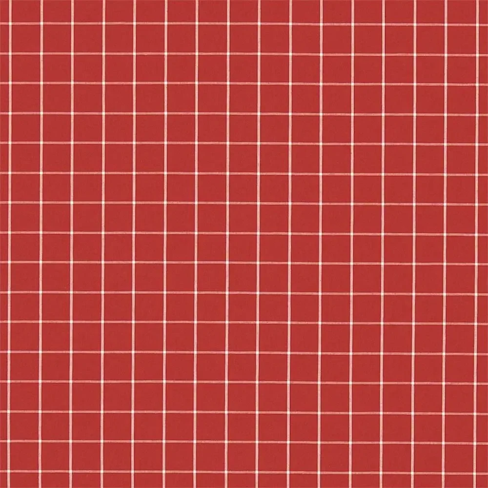 "Little Sanderson Abracazoo ruitjesstof rogge rood image"