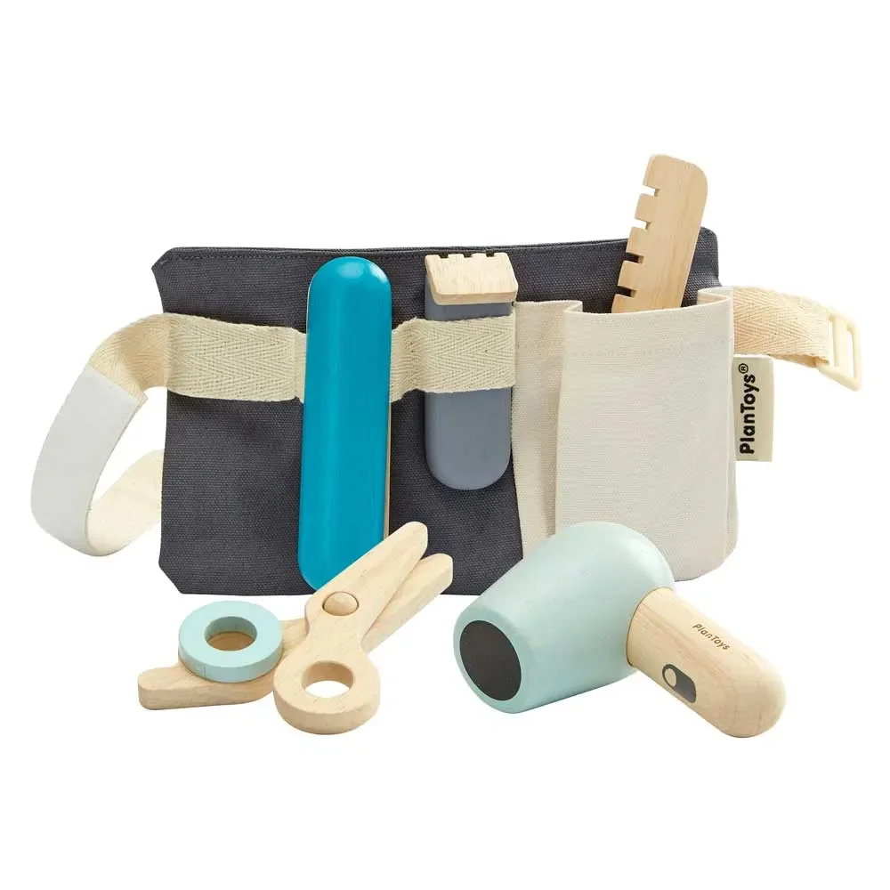 "Plan Toys speelgoed kappersset hout image"