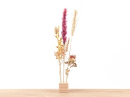 Holz Trockenblumenständer - S - Blumen und Kräuter + Trockenblumenarrangement