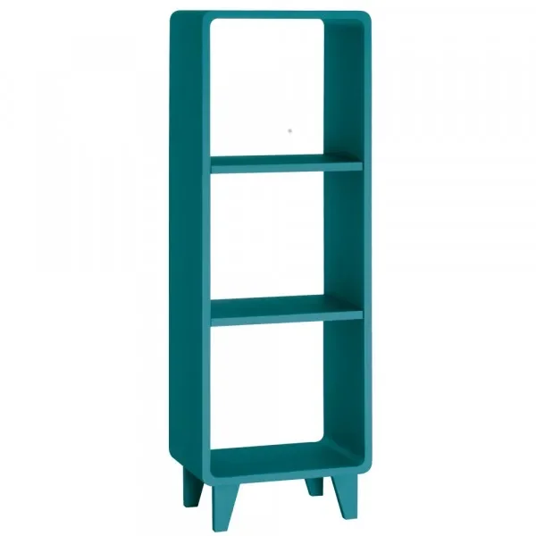 "Laurette smalle boekenplank Millefeuille, Kleur: Bleu Canard image"
