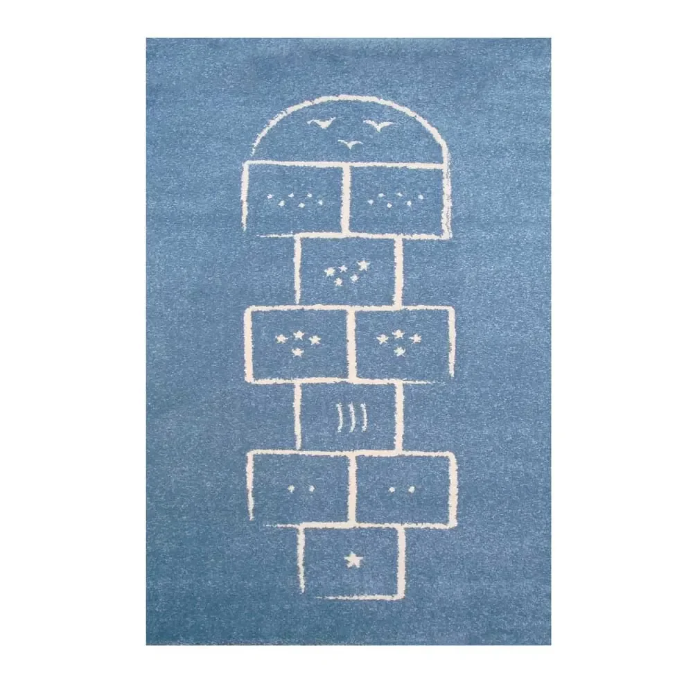 "Art for Kids kindertapijt springkist blauw, Maat: 135 x 190 cm image"