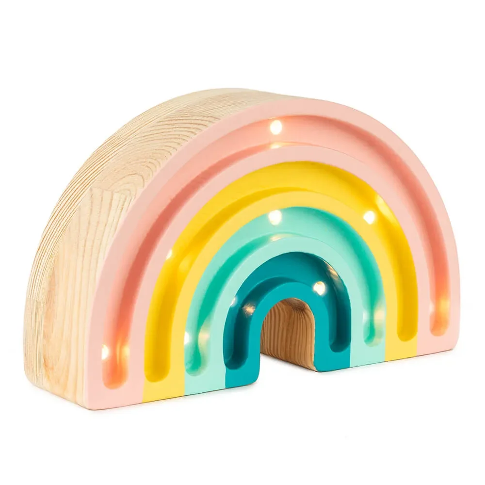 "little lights Led deco kinderlamp mini rainbow pastel image"