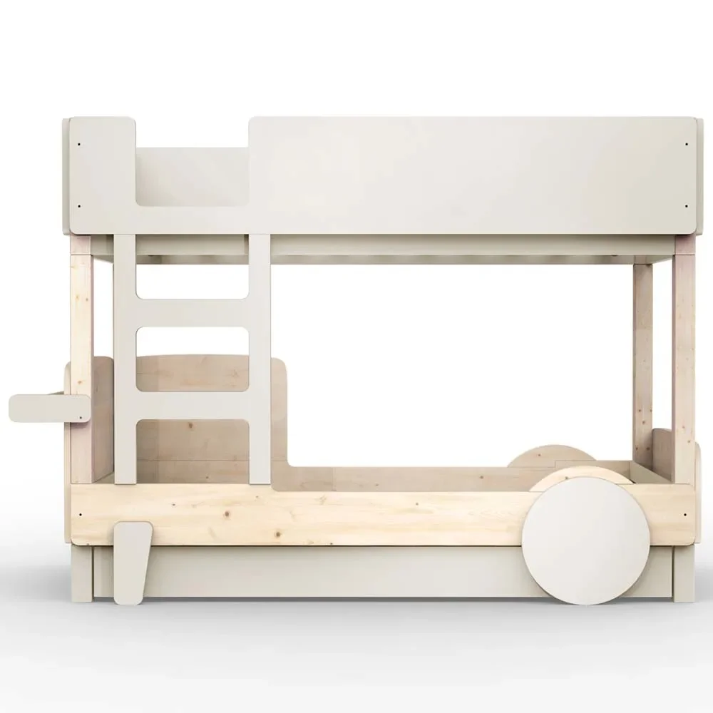 Mathy by Bols stapelbed "Discovery" met bedlade, Kleurelementen: rauw