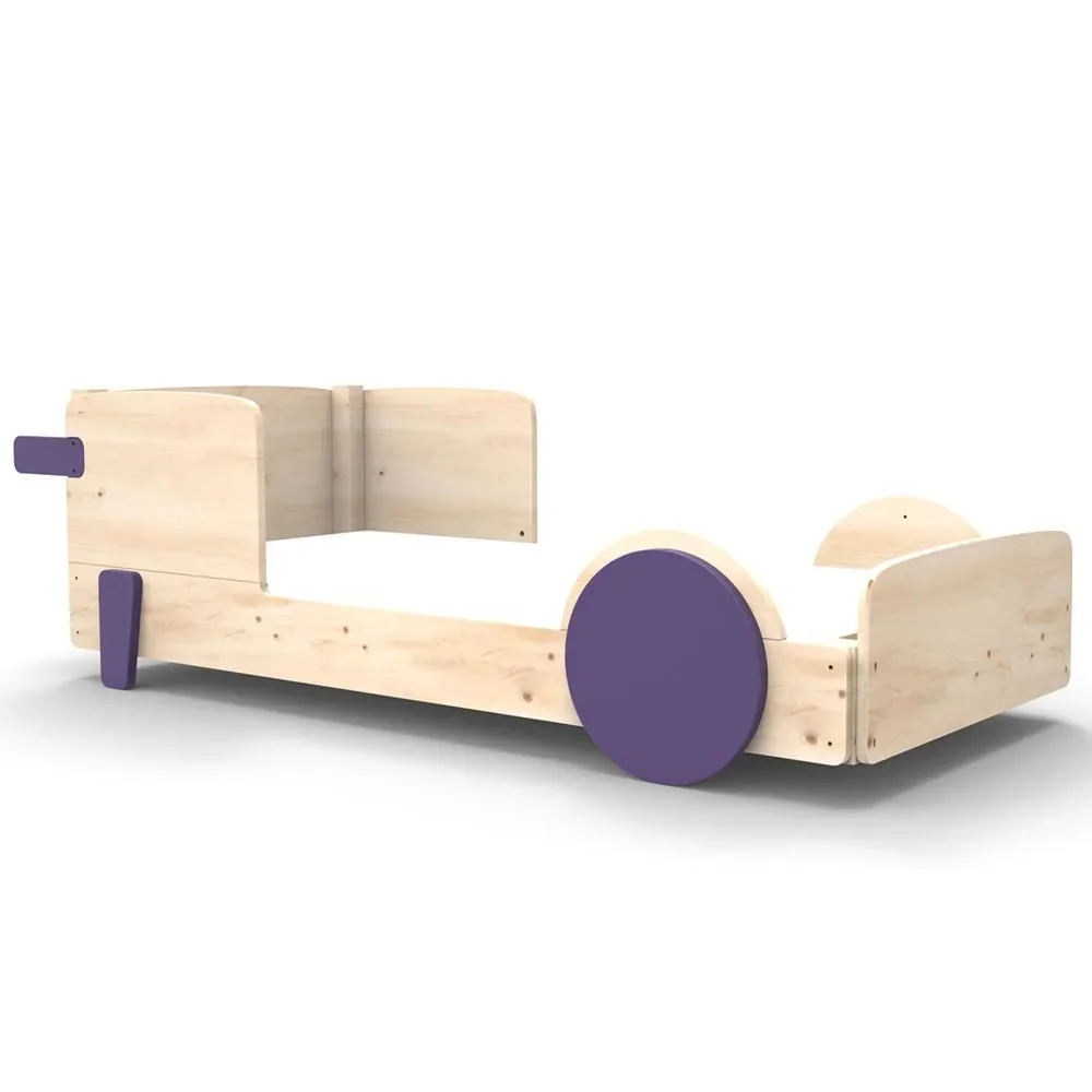 Mathy by Bols Einzelbett "Discovery", Kleurelementen: Cuberdon paars