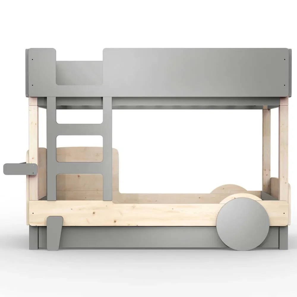 "Mathy by Bols stapelbed "Discovery" met bedlade, Kleurelementen: Cementgrijs image"