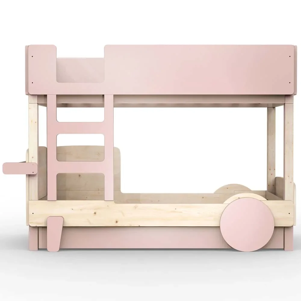 "Mathy by Bols stapelbed "Discovery" met bedlade, Kleurelementen: Winterroze image"