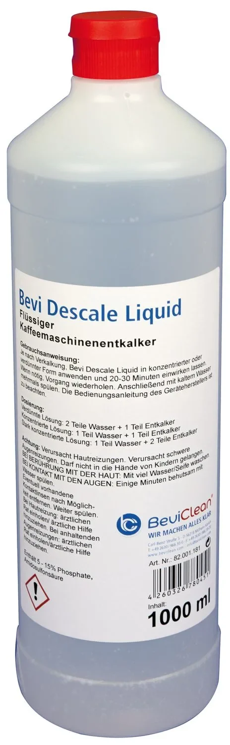 "Reinigingsmiddelen, Ontkalker voor koffiemachines - 1L, fles image"