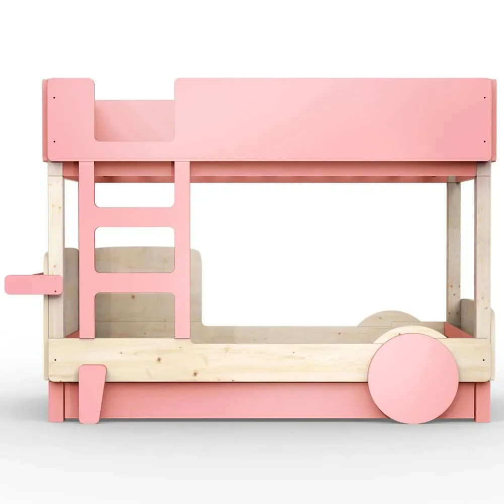 "Mathy by Bols stapelbed "Discovery" met bedlade, Kleurelementen: Lichtroze image"
