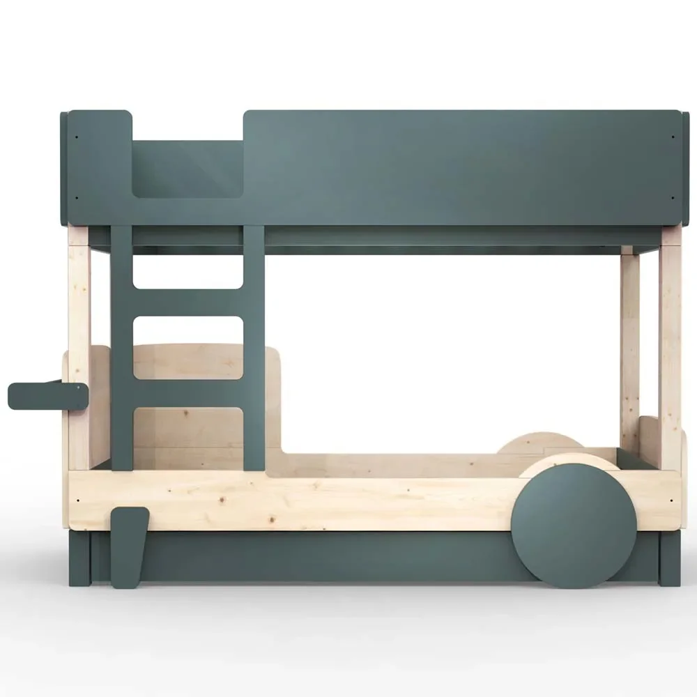"Mathy by Bols stapelbed "Discovery" met bedlade, Kleurelementen: Onweersbui image"