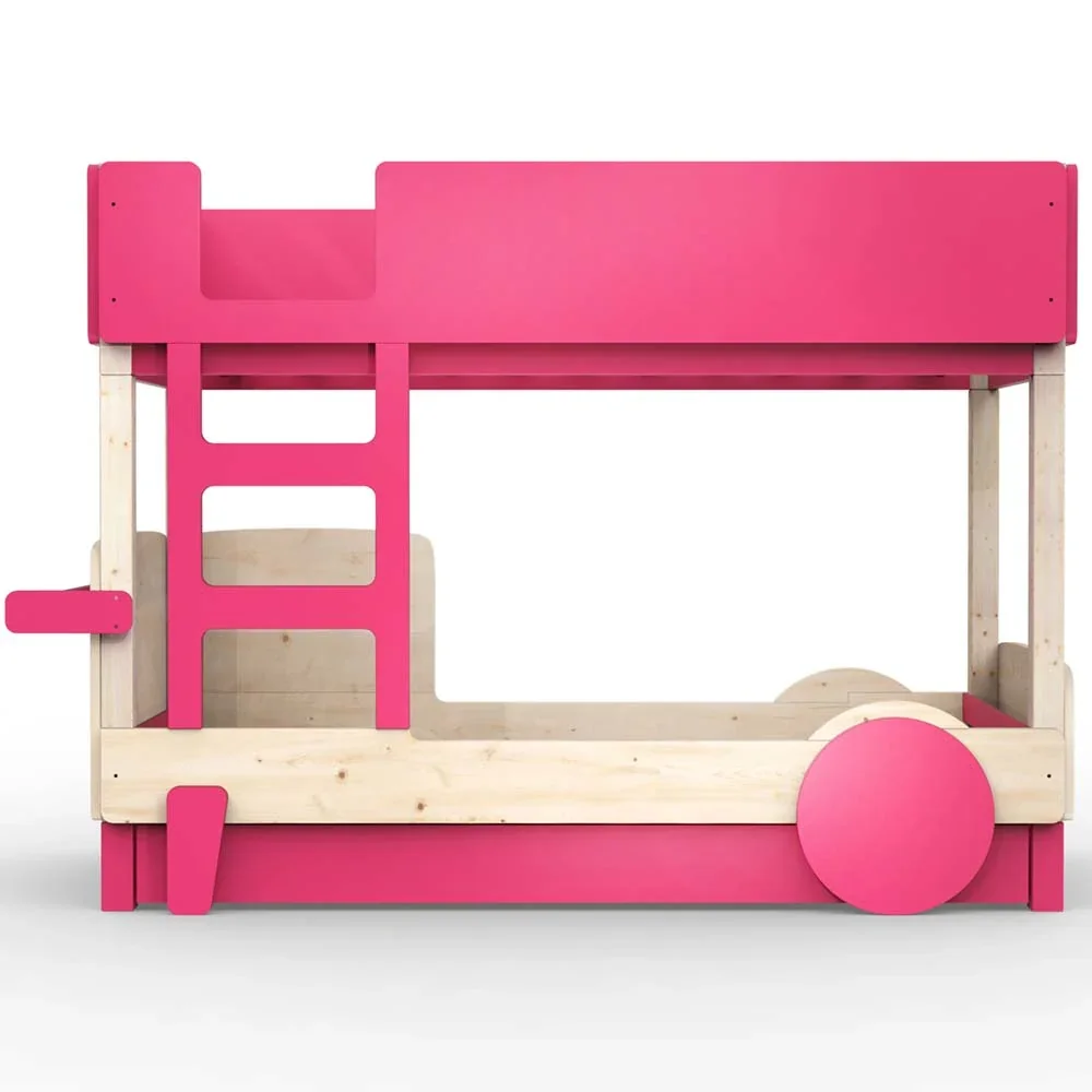 Mathy by Bols stapelbed "Discovery" met bedlade, Kleurelementen: Zomerroze