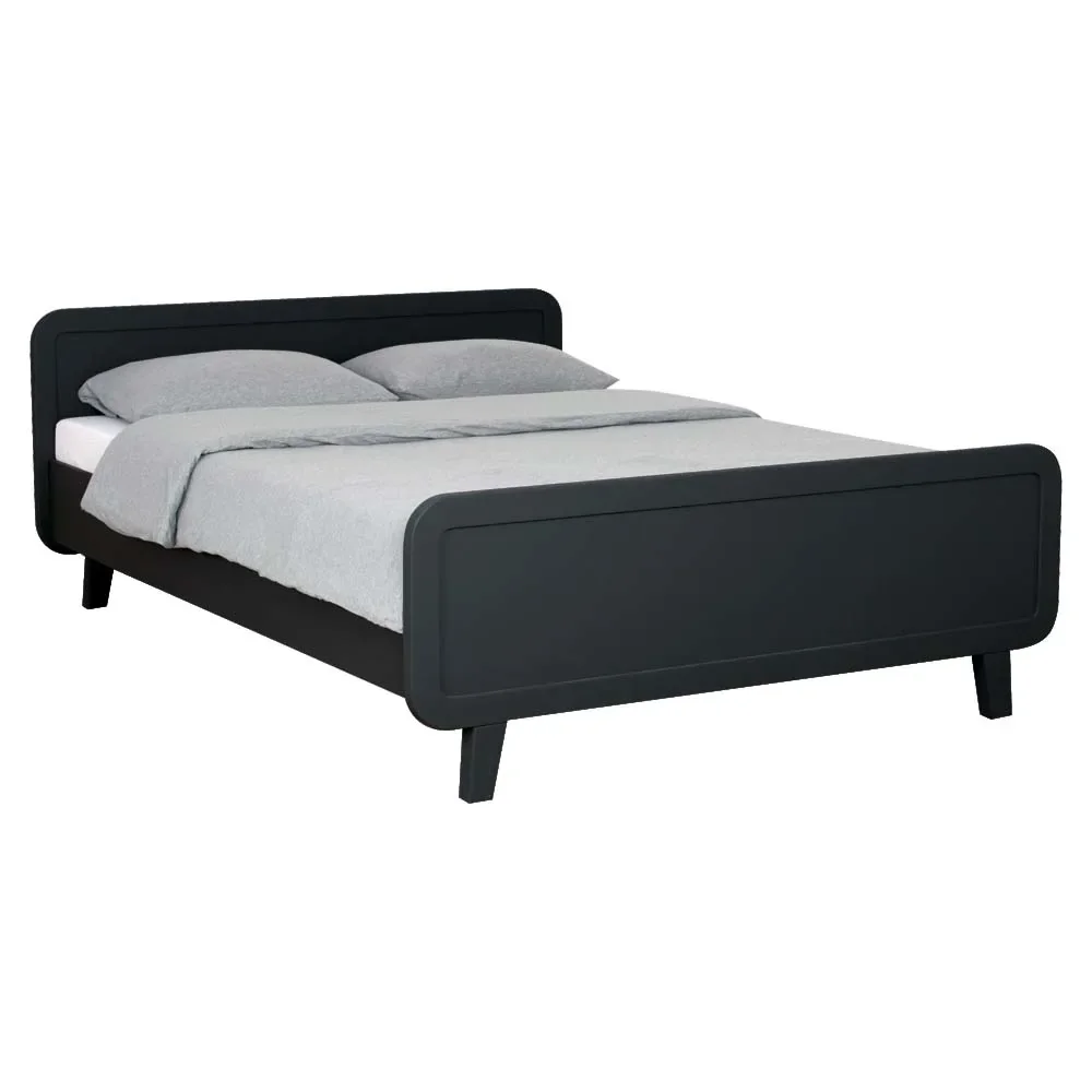 "Laurette kinderbed / tweepersoonsbed "Le Lit Rond" 140 x 200 cm, Kleur: Bedwaard image"