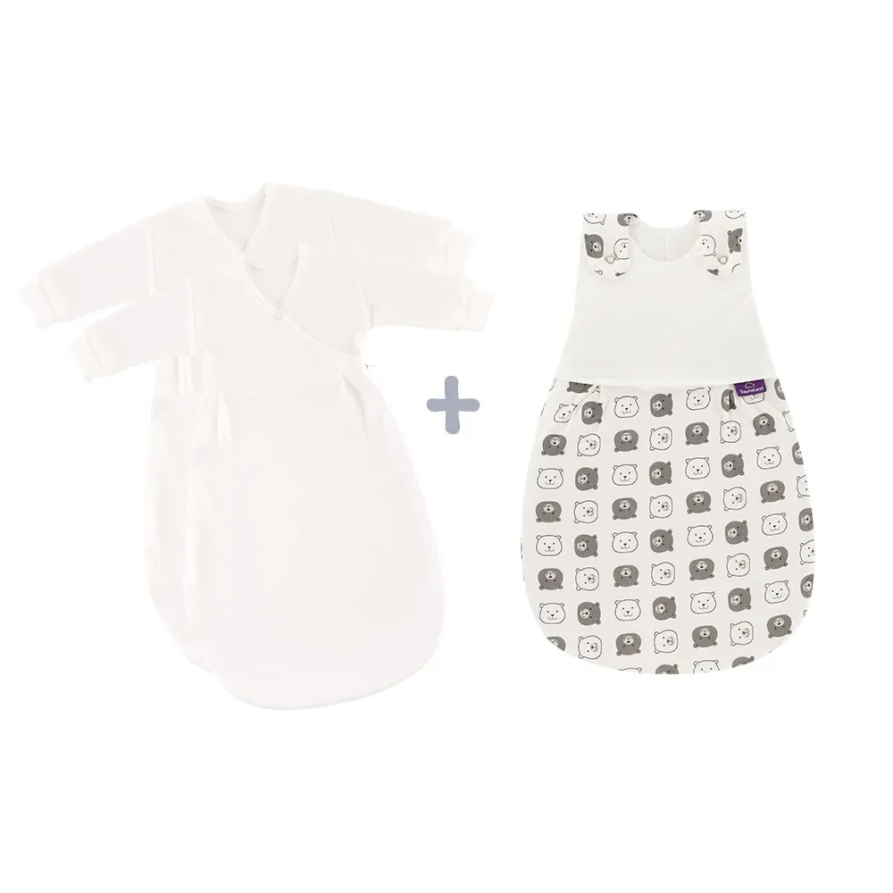 "Träumeland Liebmich slaapzak, slaapzak baby set - Kleine beer, Goor: 80/86 image"