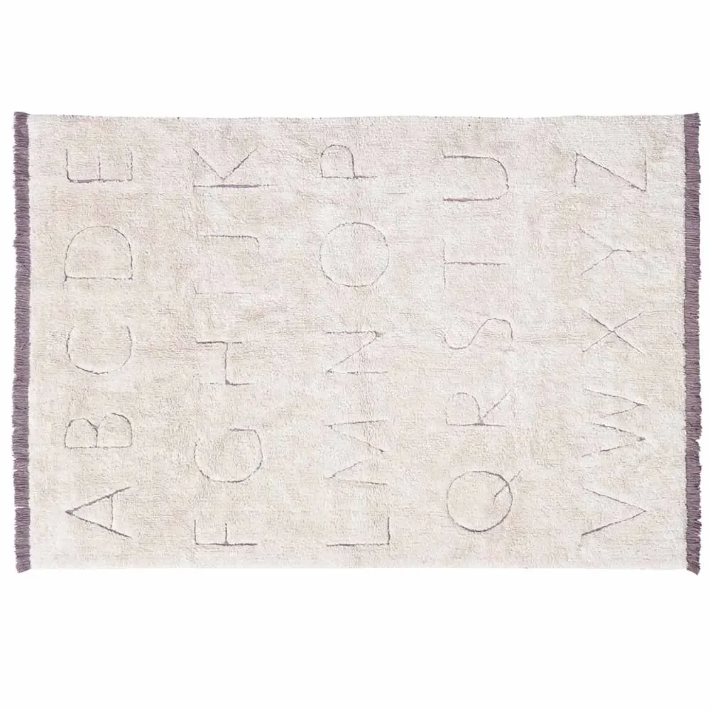 "Lorena Canals tapijt ABC wasbaar & gerecycled, Maat: 120 x 160 cm image"
