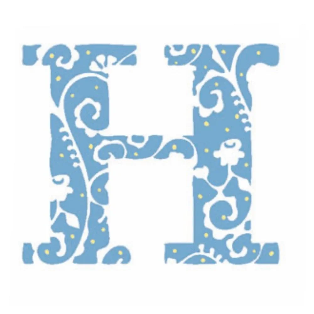 "Lilipinso Sticker blauwe letter h image"