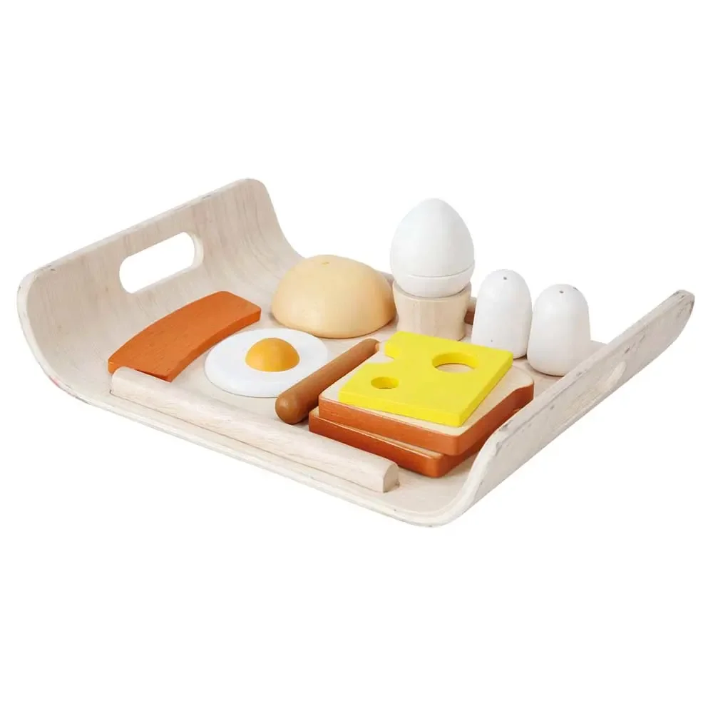 Plan Toys ontbijtset hout