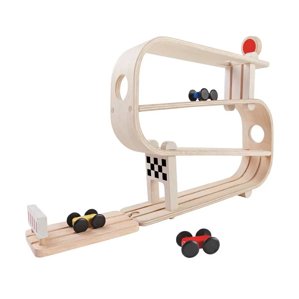 "Plan Toys knikkerbaan met auto's image"