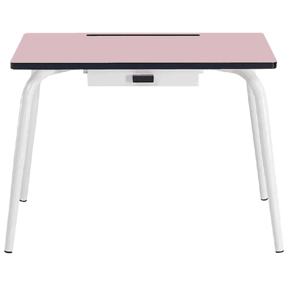 "Gambettes kindertafel/bureau Romy poeder roze image"