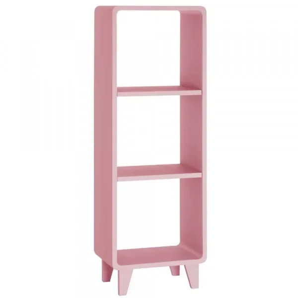 Laurette smalle boekenplank Millefeuille, Kleur: Vieux Rose