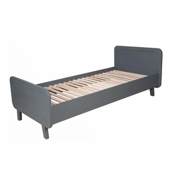 "Laurette kinderbed "Le Lit Rond" 90 x 200 cm, Kleur: Gris Souris image"