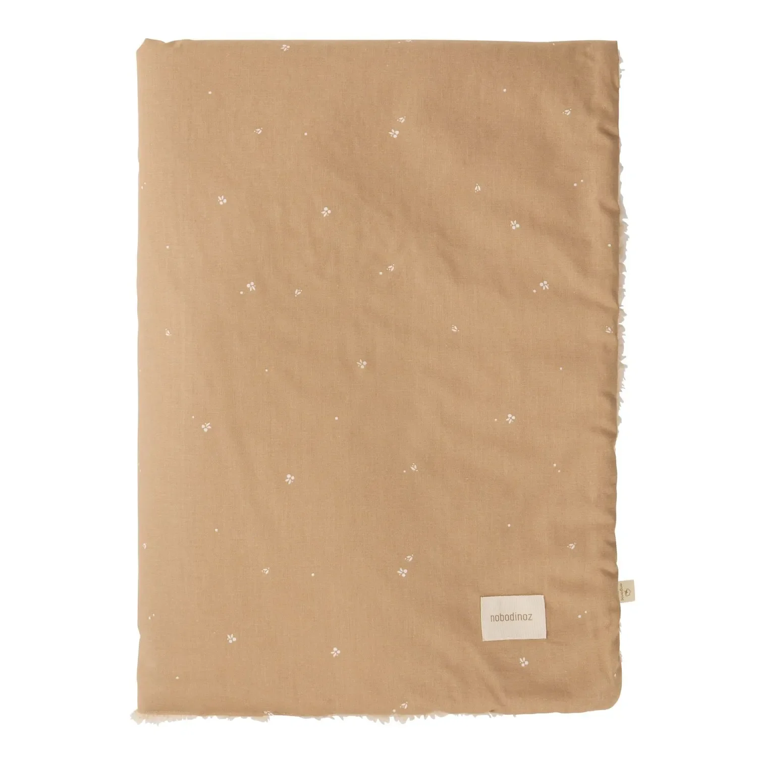 "Nobodinoz STORIES Babydeken voor pasgeborenen, 70 x 100 cm, kleur: Blozen kleine kersen image"