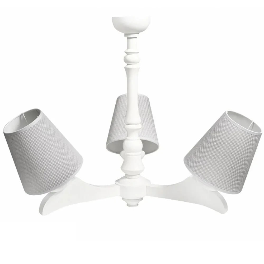 Caramella plafondlamp 3 armen grijs