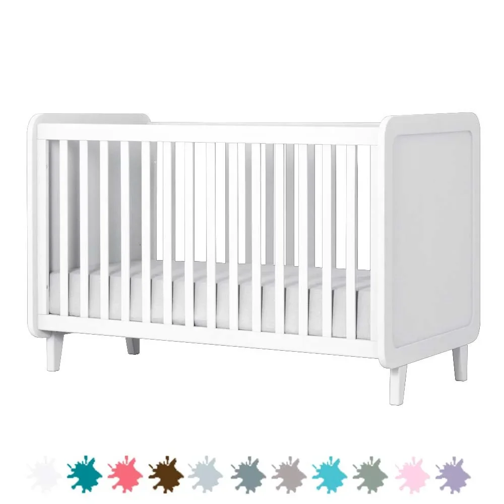 "Laurette babybed 70 x 140 cm Accroche Coeur, Kleur: taupe image"
