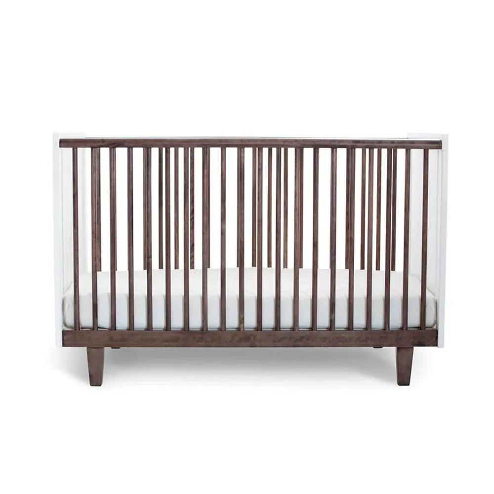 "Oeuf Babybed Rhea walnoot wit 70 x 140 image"
