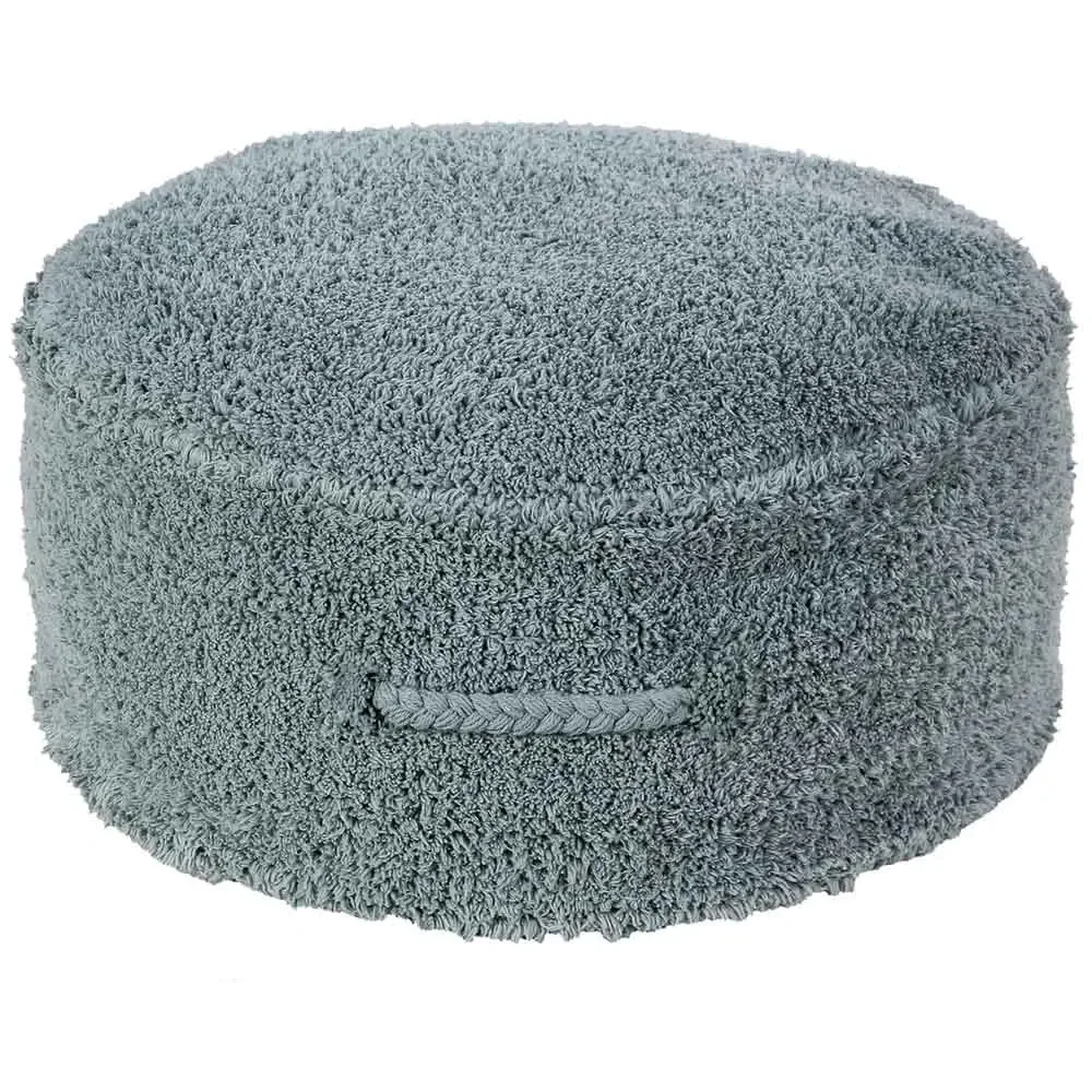 Lorena Canals poef "Chill" vintage blauw