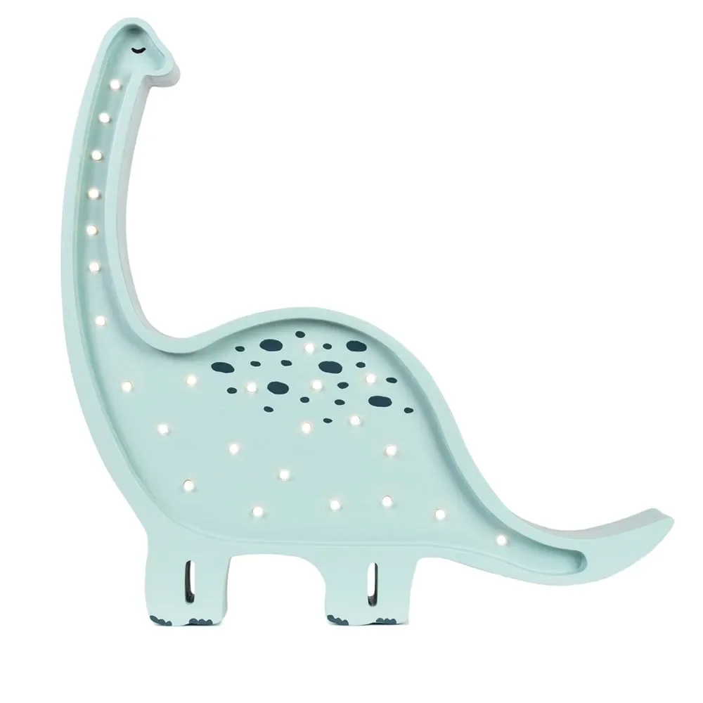 little lights Led Deco Kinderlamp Dino lichtblauw