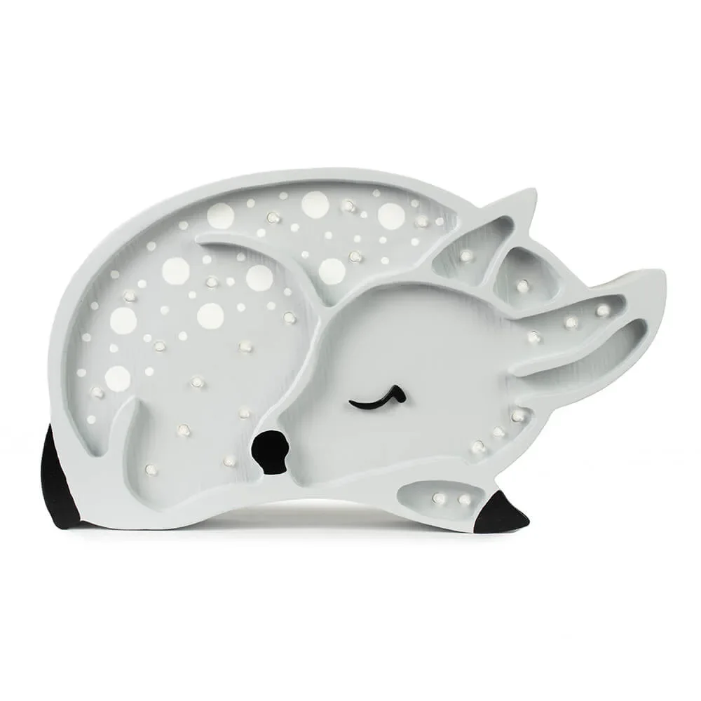 "little lights Led deco kinderlamp hert lichtgrijs image"