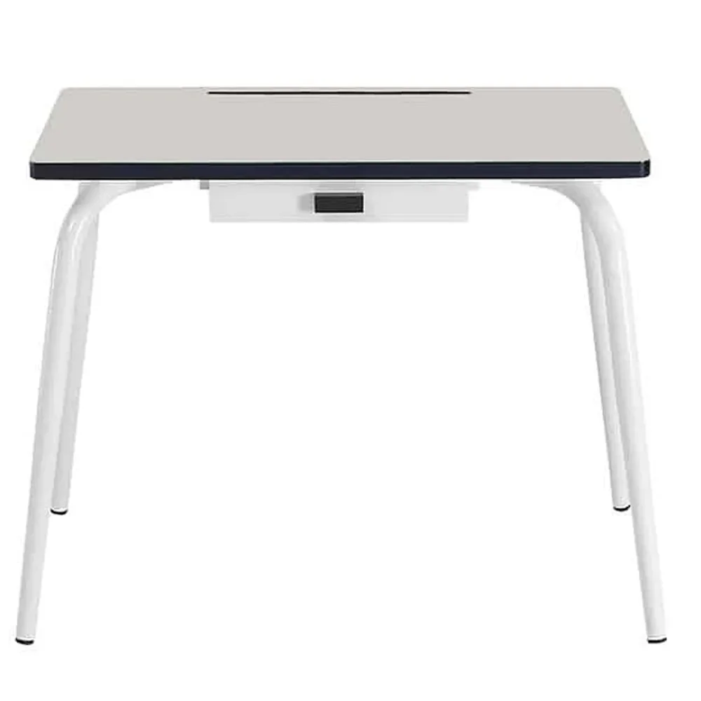 "Gambettes kindertafel/bureau Romy lichtgrijs image"