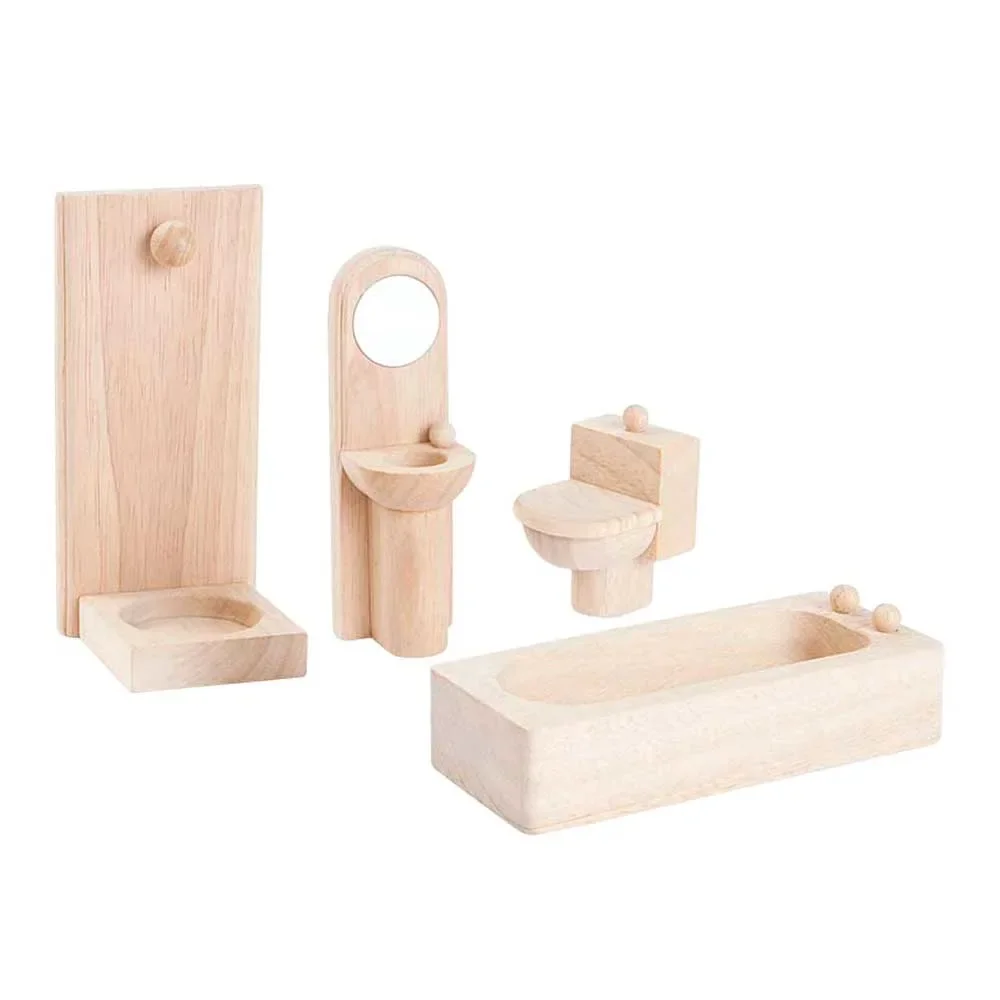 "Plan Toys Badkamer klassieke accessoires voor poppenhuis image"