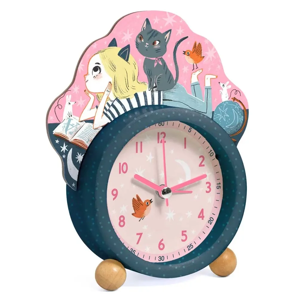 Djeco Kinderwecker mit Katzenmotiv