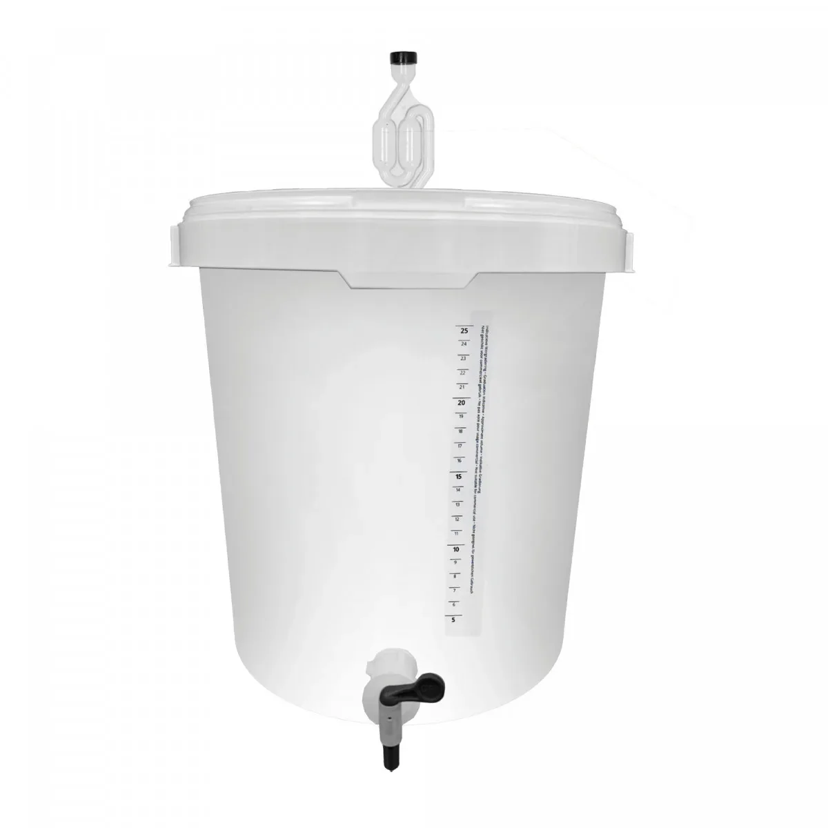 "Gistingsvat, gistingsemmer met kraan - BREWFERM 30L, gegradueerd image"