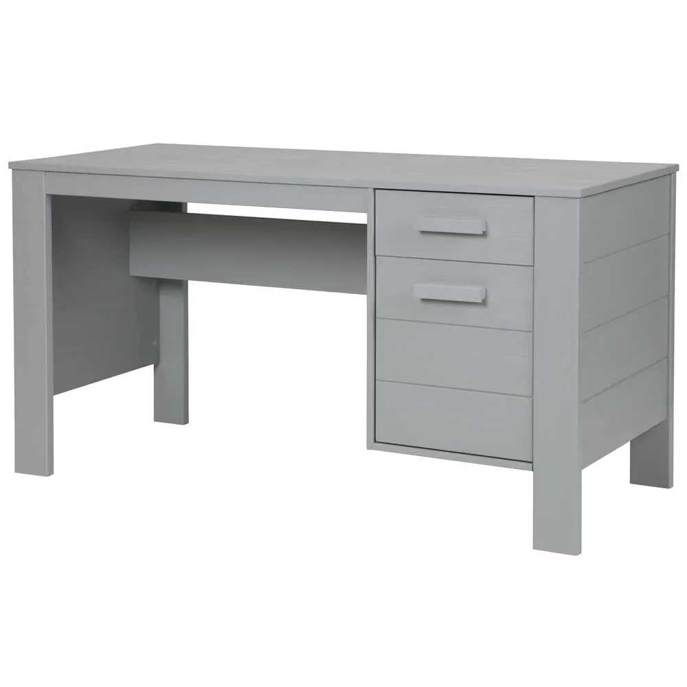 "WOOOD Kinderbureau Dennis beton grijs image"
