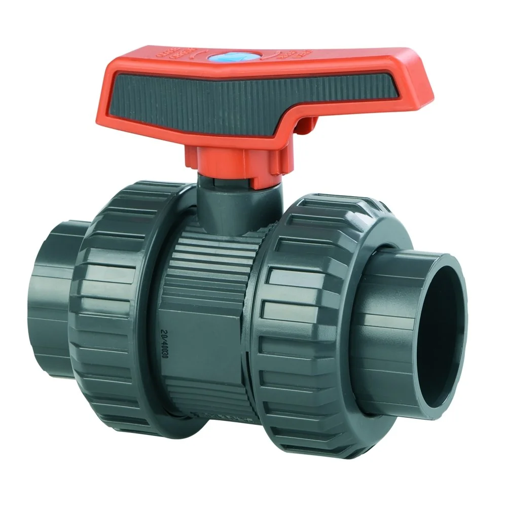 "PVC Kogelkraan 32mm - Muffe, PN16 image"