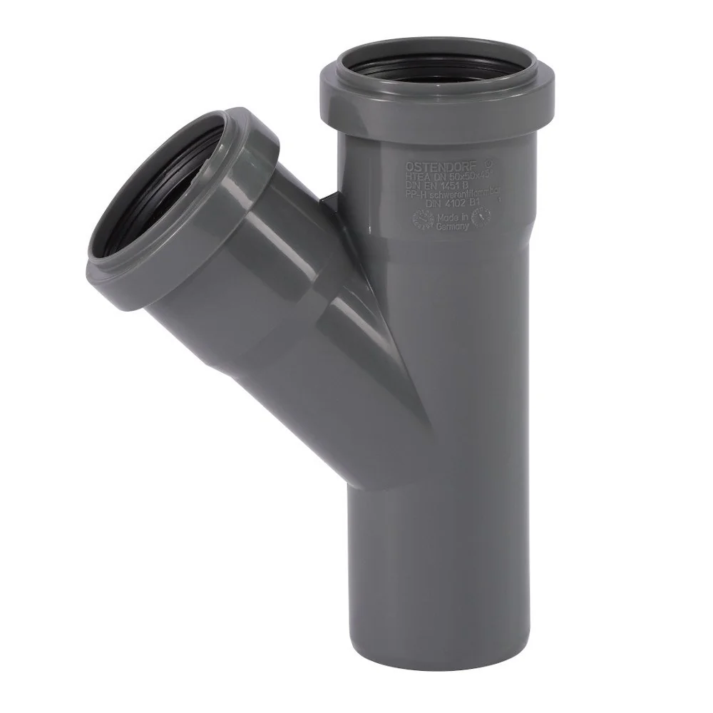 "HT Afvoerbuis 50mm 45 Graden - DN50 Afvoer image"