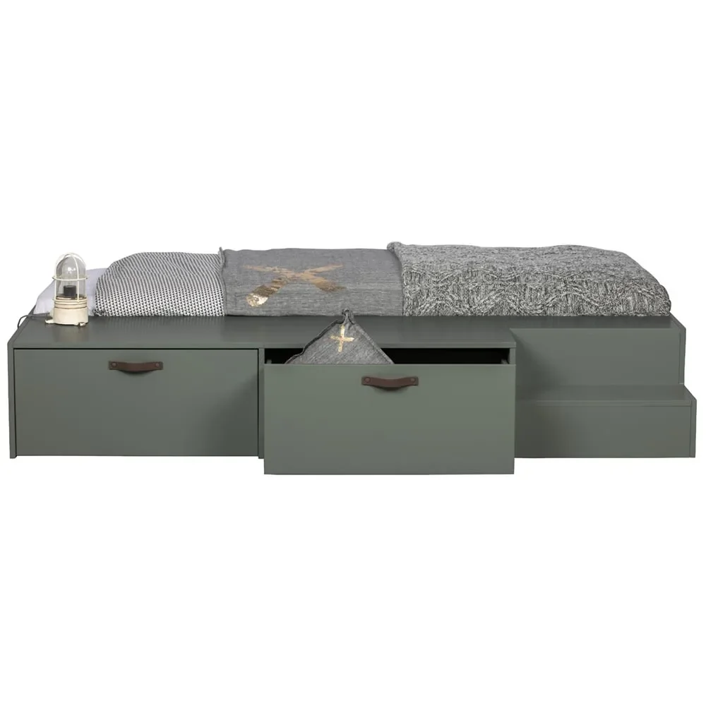 Vtwonen lade bed grijs groen