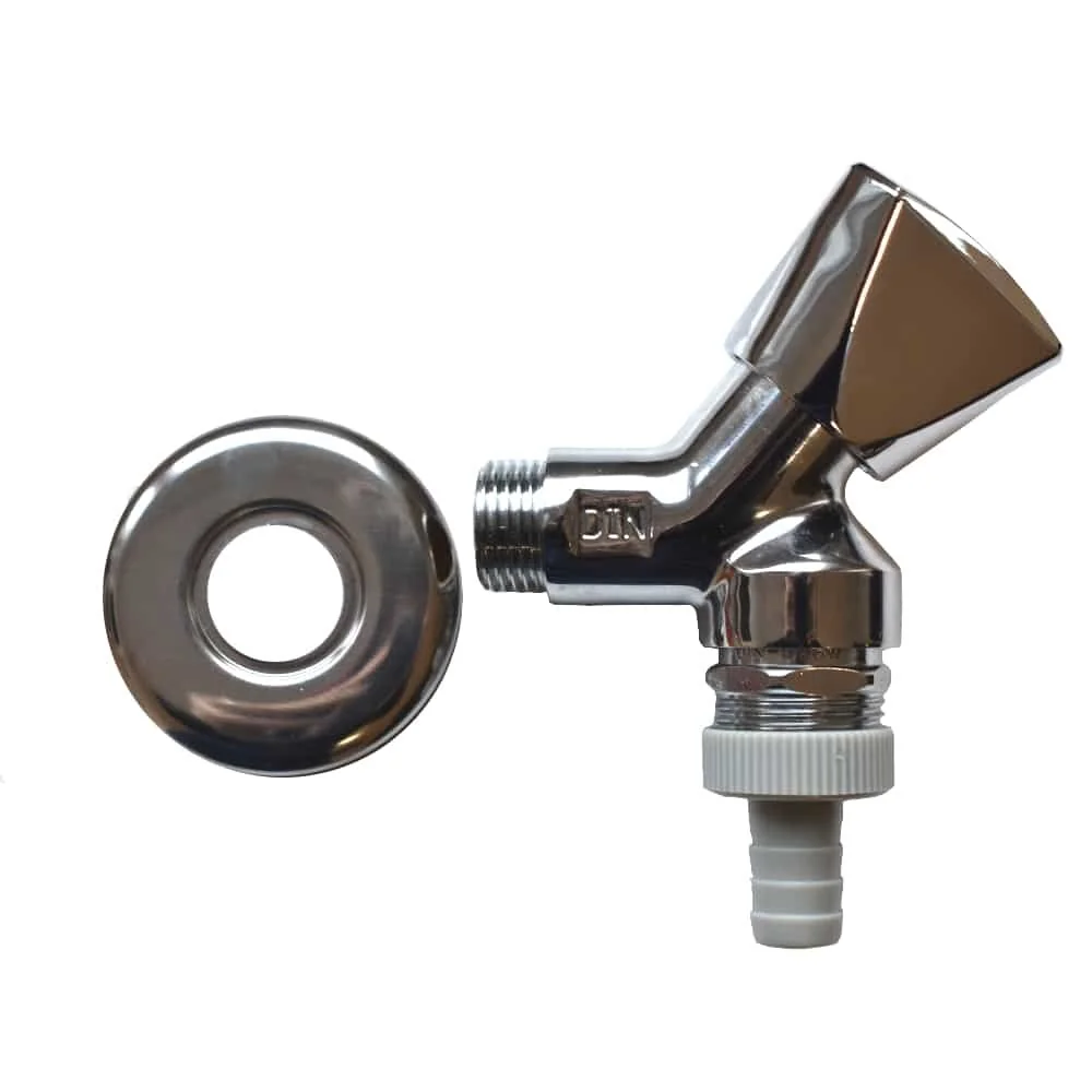 "Schuine Zitting Ventiel 1/2 Inch met Beluchter en Terugslagklep image"