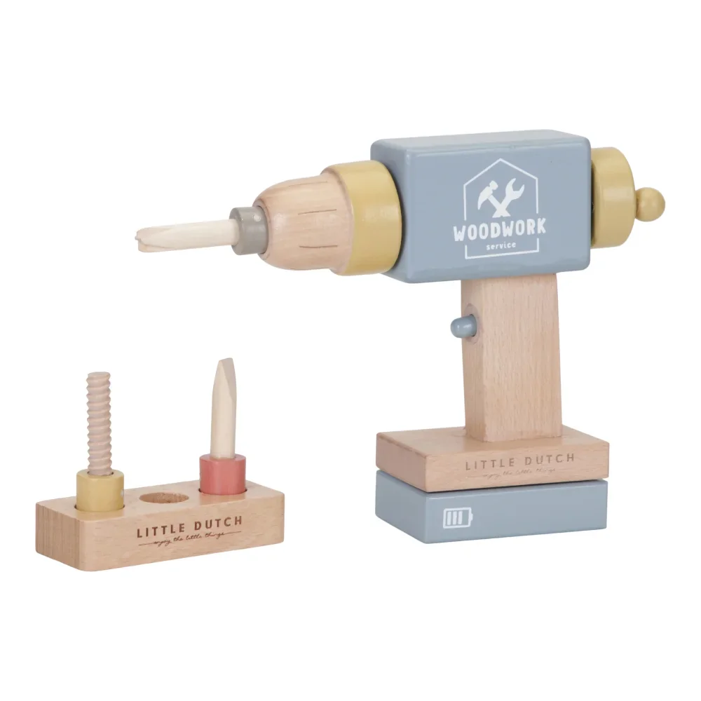 "Little Dutch houten speelgoedboormachine image"