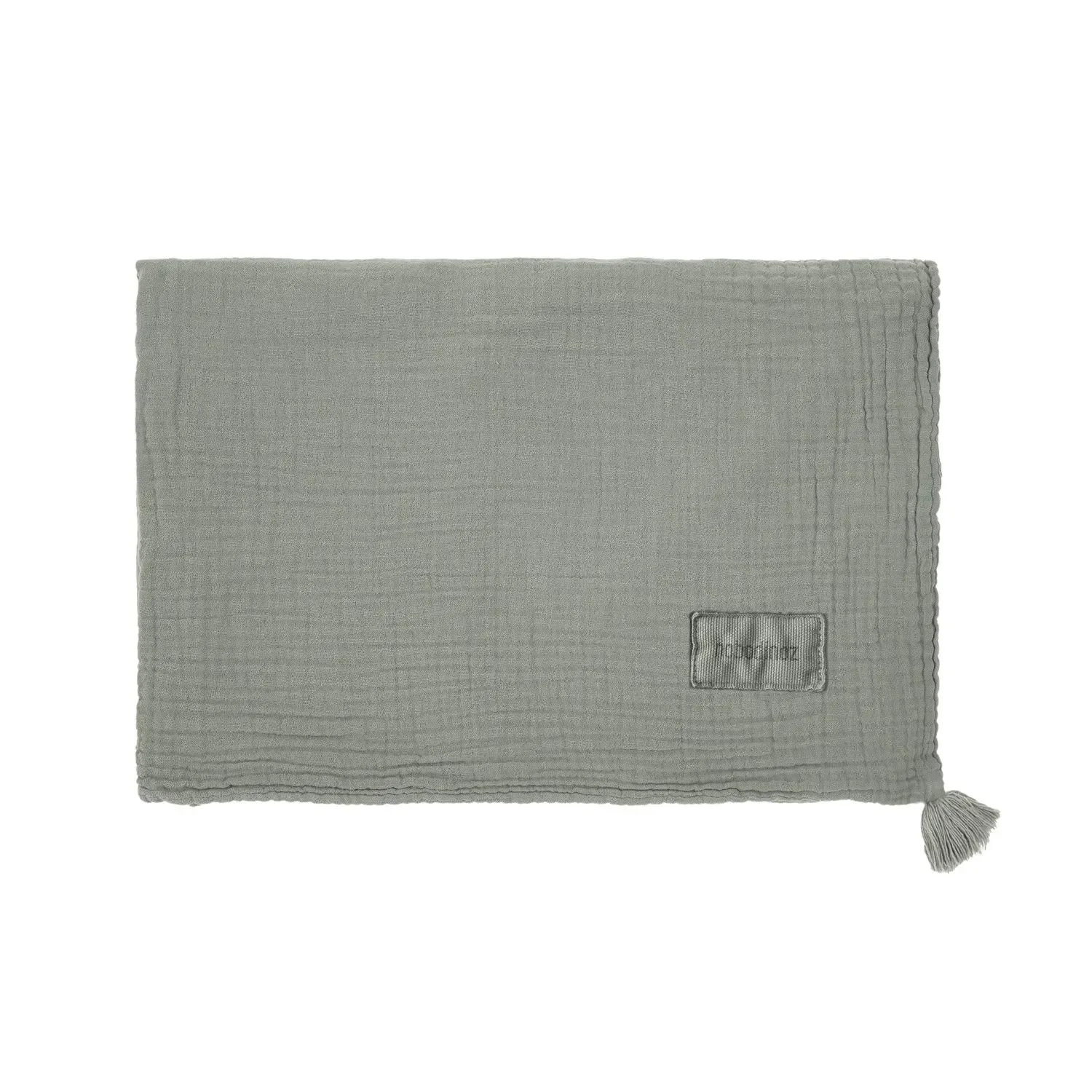 "Nobodinoz WABI SABI babydeken, dubbele mousseline deken, 65 x 100 cm, kleur: azuurblauw image"