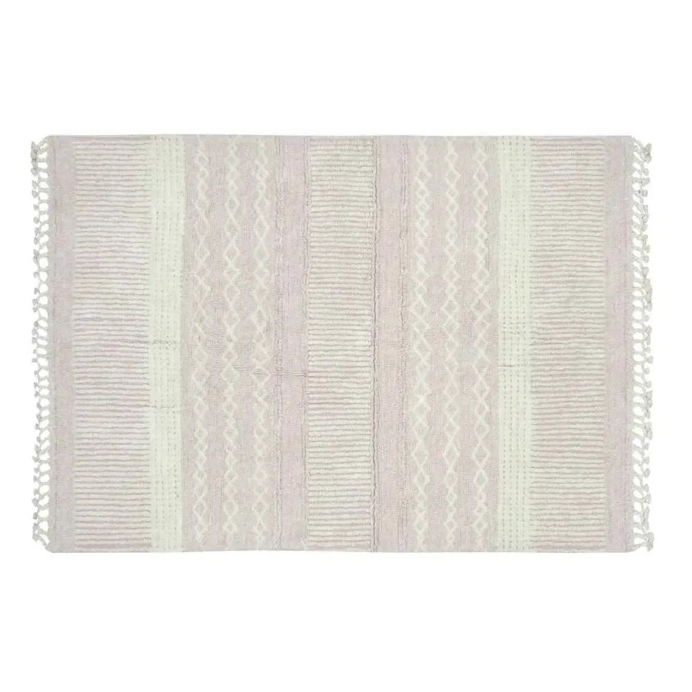 "Lorena Canals wasbaar wollen tapijt "Ari" roze, Maat: 200 x 140 cm image"