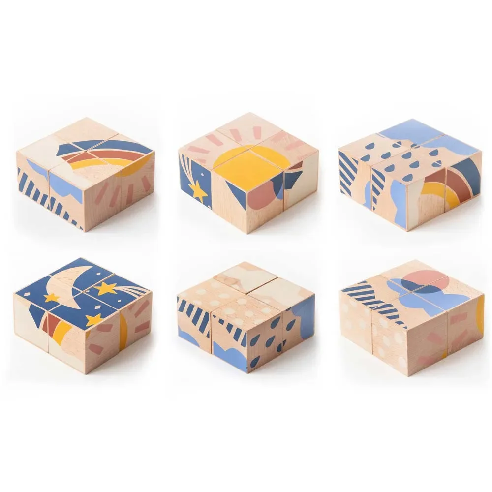 "Nobodinoz houten blokken / puzzel weer image"