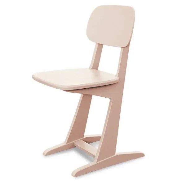 "Laurette bureaustoel La chaise a patins, Kleur: Rose Poudre image"