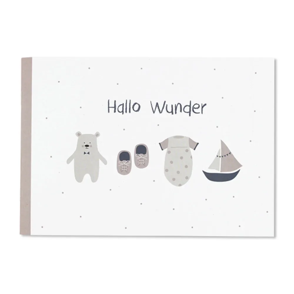 "Ava & Yves memory boek "Hello Wonder" roze image"