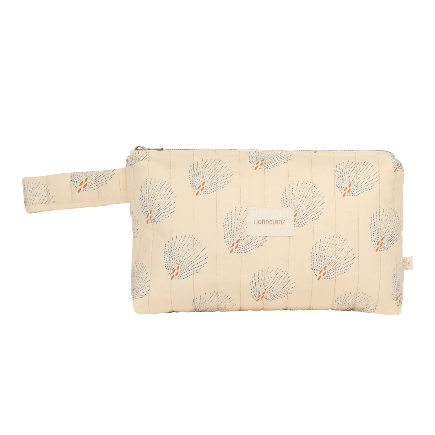 "Nobodinoz STORIES Cosmetica tas, 30 x 18 x 7 cm, Kleur: Blauw Gatsby / Crème image"