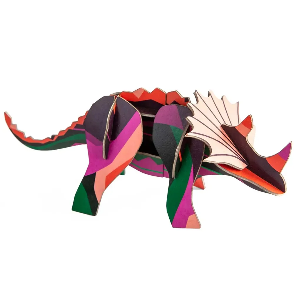 "studio ROOF 3D dinosaurus Triceratops karton image"