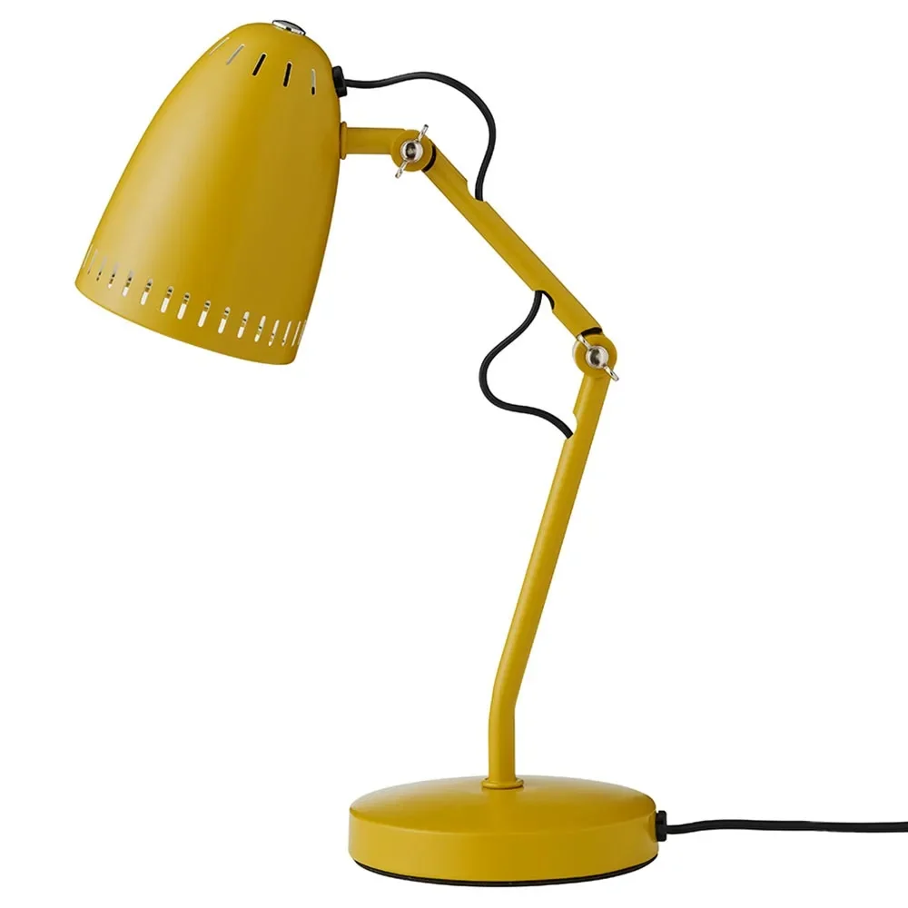 "Superliving bureaulamp "Dynamo 345" mat mosterdgeel image"