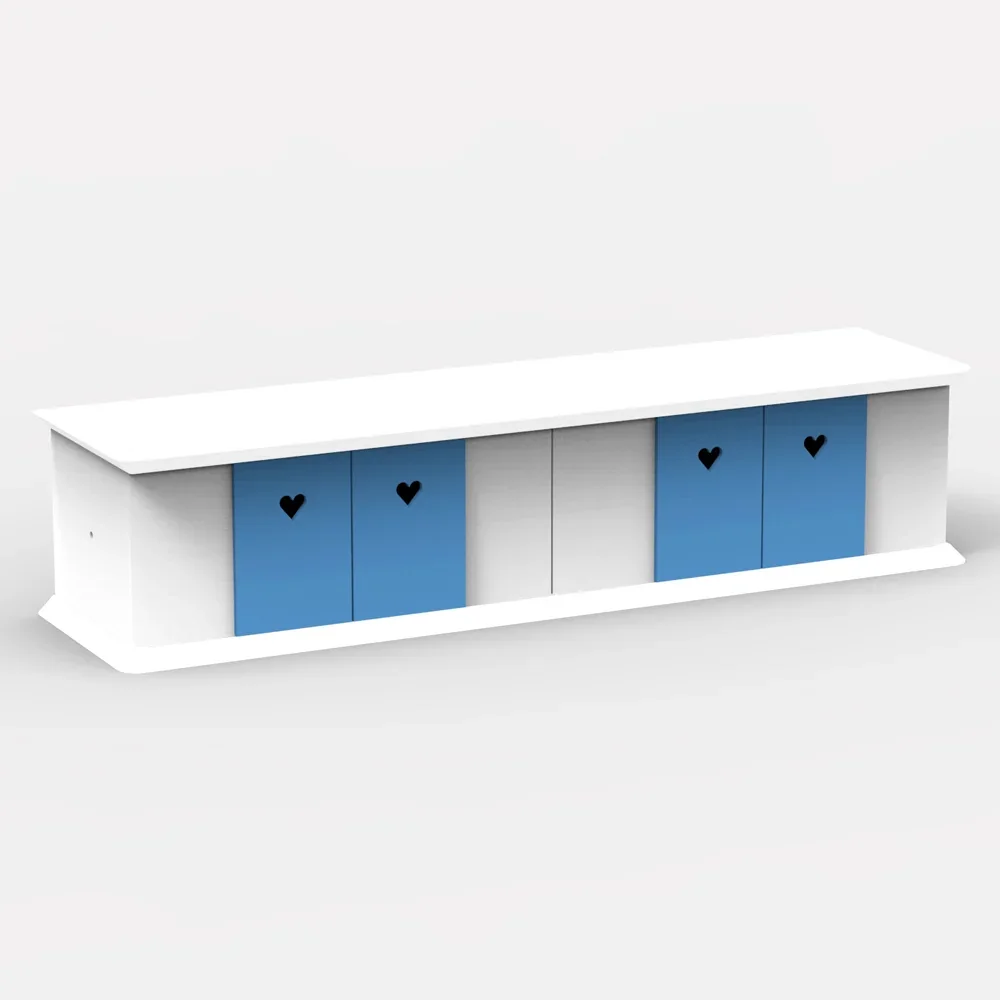 "Mathy by Bols BOXES Plank schuur klein blauw image"
