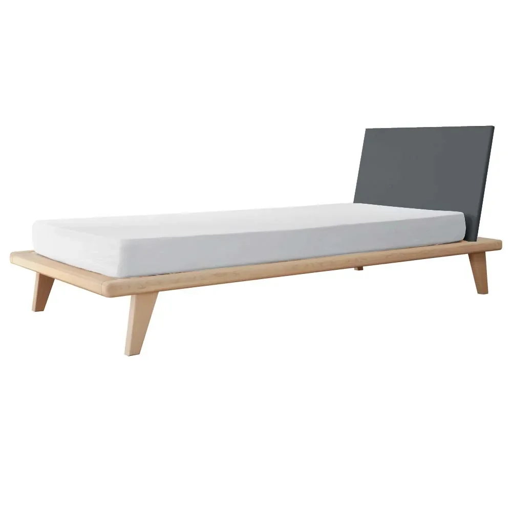 "Laurette kinderbed Zen 100 x 200, Kleur van de oppervlakken: Charbon image"